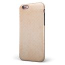 Grungy Coral Micro Snowflake Pattern iPhone 6/6s or 6/6s Plus 2-Piece Hybrid INK-Fuzed Case