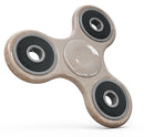 Grungy Coral Micro Snowflake Pattern Full-Body Fidget Spinner Skin-Kit