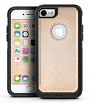 Grungy Coral Micro Snowflake Pattern - iPhone 7 or 8 OtterBox Case & Skin Kits
