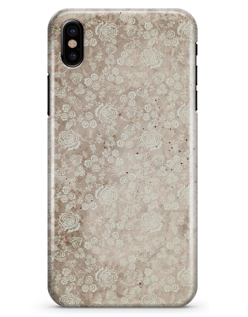Grungy Faded Floral Pattern  - iPhone X Clipit Case