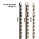 Grungy Faded Horizontal Chevron Pattern iPhone 6/6s or 6/6s Plus 2-Piece Hybrid INK-Fuzed Case