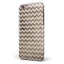 Grungy Faded Horizontal Chevron Pattern iPhone 6/6s or 6/6s Plus 2-Piece Hybrid INK-Fuzed Case