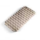 Grungy Faded Horizontal Chevron Pattern iPhone 6/6s or 6/6s Plus 2-Piece Hybrid INK-Fuzed Case