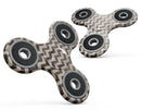 Grungy Faded Horizontal Chevron Pattern Full-Body Fidget Spinner Skin-Kit