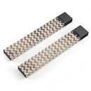 Grungy Faded Horizontal Chevron Pattern - Premium Decal Protective Skin-Wrap Sticker compatible with the Juul Labs vaping device