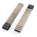 Grungy Faded Horizontal Chevron Pattern - Premium Decal Protective Skin-Wrap Sticker compatible with the Juul Labs vaping device