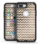 Grungy Faded Horizontal Chevron Pattern - iPhone 7 Plus/8 Plus OtterBox Case & Skin Kits