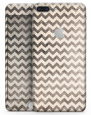 Grungy Faded Horizontal Chevron Pattern - Skin-kit for the iPhone 8 or 8 Plus