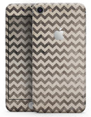 Grungy Faded Horizontal Chevron Pattern - Skin-kit for the iPhone 8 or 8 Plus