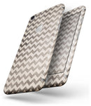 Grungy Faded Horizontal Chevron Pattern - Skin-kit for the iPhone 8 or 8 Plus