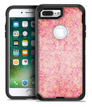 Grungy Floral Pattern Over Scratched Pink - iPhone 7 Plus/8 Plus OtterBox Case & Skin Kits