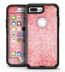 Grungy Floral Pattern Over Scratched Pink - iPhone 7 Plus/8 Plus OtterBox Case & Skin Kits