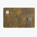 Grungy Golden Fog V1 - Premium Protective Decal Skin-Kit for the Apple Credit Card