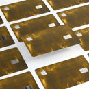 Grungy Golden Smoke - Premium Protective Decal Skin-Kit for the Apple Credit Card