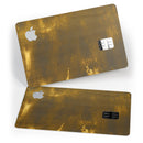 Grungy Golden Smoke - Premium Protective Decal Skin-Kit for the Apple Credit Card