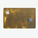 Grungy Golden Smoke - Premium Protective Decal Skin-Kit for the Apple Credit Card