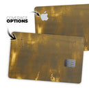 Grungy Golden Smoke - Premium Protective Decal Skin-Kit for the Apple Credit Card