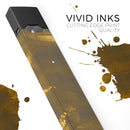 Grungy Golden Smoke - Premium Decal Protective Skin-Wrap Sticker compatible with the Juul Labs vaping device