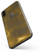 Grungy Golden Smoke - iPhone X Skin-Kit