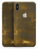 Grungy Golden Smoke - iPhone X Skin-Kit