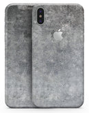 Grungy Gray Concrete Surface - iPhone X Skin-Kit