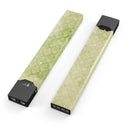Grungy Green Faded Damask Pattern  - Premium Decal Protective Skin-Wrap Sticker compatible with the Juul Labs vaping device