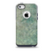 Grungy Green Painted Fabric Skin for the iPhone 5c OtterBox Commuter Case