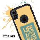 Grungy Life Is Good At The Beach - Skin Kit for the iPhone OtterBox Cases