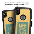 Grungy Life Is Good At The Beach - Skin Kit for the iPhone OtterBox Cases