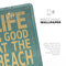 Grungy Life Is Good At The Beach - Full Body Skin Decal for the Apple iPad Pro 12.9", 11", 10.5", 9.7", Air or Mini (All Models Available)