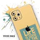 Grungy Life Is Good At The Beach  - Protective Skin Wrap & Decal – Compatible with iPhone SE to iPhone 17 Pro Max (All Models)