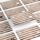 Grungy Mud Puddle Veritcal Stripes - Premium Protective Decal Skin-Kit for the Apple Credit Card