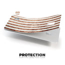 Grungy Mud Puddle Veritcal Stripes - Premium Protective Decal Skin-Kit for the Apple Credit Card