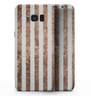 Grungy Mud Puddle Veritcal Stripes - Samsung Galaxy S8 Full-Body Skin Kit