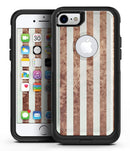 Grungy Mud Puddle Veritcal Stripes - iPhone 7 or 7 Plus Commuter Case Skin Kit