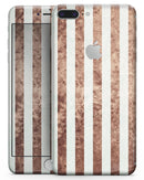 Grungy Mud Puddle Veritcal Stripes - Skin-kit for the iPhone 8 or 8 Plus