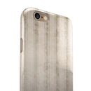 Grungy Neutral Vertical Stripes iPhone 6/6s or 6/6s Plus 2-Piece Hybrid INK-Fuzed Case