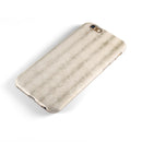 Grungy Neutral Vertical Stripes iPhone 6/6s or 6/6s Plus 2-Piece Hybrid INK-Fuzed Case