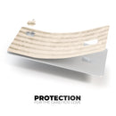 Grungy Neutral Vertical Stripes - Premium Protective Decal Skin-Kit for the Apple Credit Card