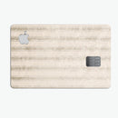 Grungy Neutral Vertical Stripes - Premium Protective Decal Skin-Kit for the Apple Credit Card