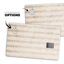 Grungy Neutral Vertical Stripes - Premium Protective Decal Skin-Kit for the Apple Credit Card