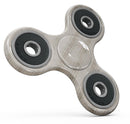Grungy Neutral Vertical Stripes Full-Body Fidget Spinner Skin-Kit