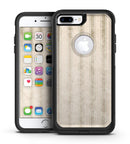 Grungy Neutral Vertical Stripes - iPhone 7 or 7 Plus Commuter Case Skin Kit