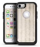 Grungy Neutral Vertical Stripes - iPhone 7 or 7 Plus Commuter Case Skin Kit