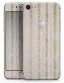 Grungy Neutral Vertical Stripes - Skin-kit for the iPhone 8 or 8 Plus