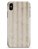 Grungy Neutral Vertical Stripes - iPhone X Clipit Case
