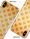 Grungy Orange Polka Dots Over Muted Coral - iPhone X Clipit Case