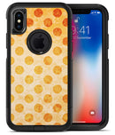 Grungy Orange Polka Dots Over Muted Coral - iPhone X OtterBox Case & Skin Kits