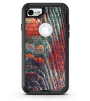 Grungy Orange and Teal Dyed Wood Surface - iPhone 7 or 8 OtterBox Case & Skin Kits