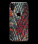 Grungy Orange and Teal Dyed Wood Surface - iPhone XS MAX, XS/X, 8/8+, 7/7+, 5/5S/SE Skin-Kit (All iPhones Available)